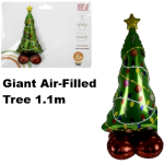 Giant Air-Filled Tree Christmas Balloon - 1.1 metre
